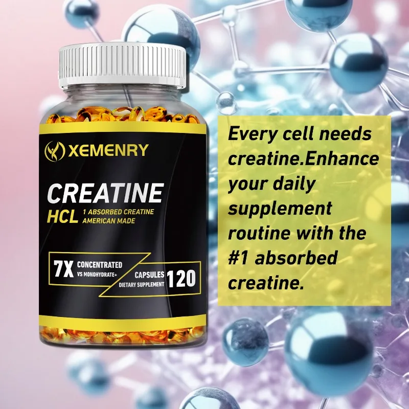 Creatine Hcl Capsule - Creatine HCl Capsules, Boost Muscle Strength,