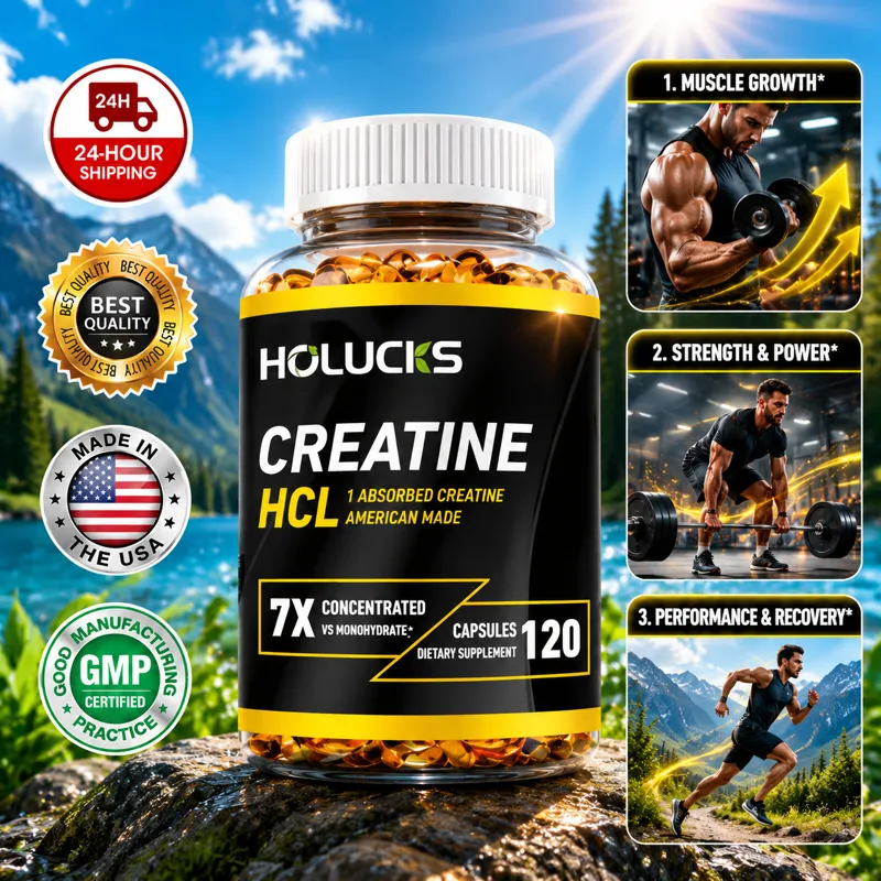 Creatine Hcl Capsule - 7X High Potency Creatine HCL Capsules,