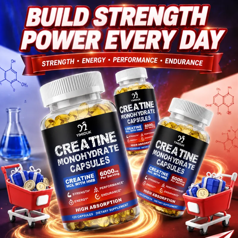 Creatine Hcl Capsule - Creatine Monohydrate Capsules, Improves Energy &