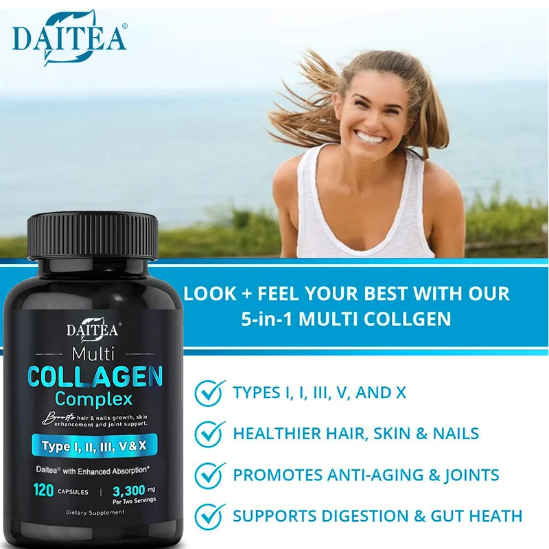 Multi Collagen Complex Capsule - Digestive Enzyme Blend 评论和价格