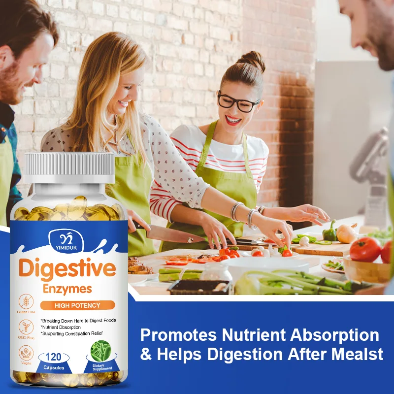 Organic Digestive Enzymes Caps - Digestive Enzyme Blend 评论和价格