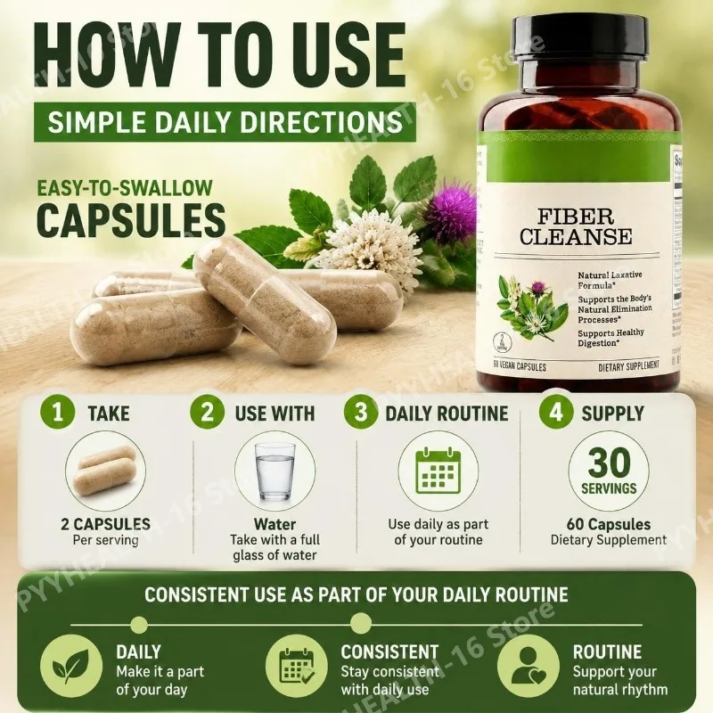 Fiber Cleanse Psyllium Husk Ca - Digestive Enzyme Blend 评论和价格