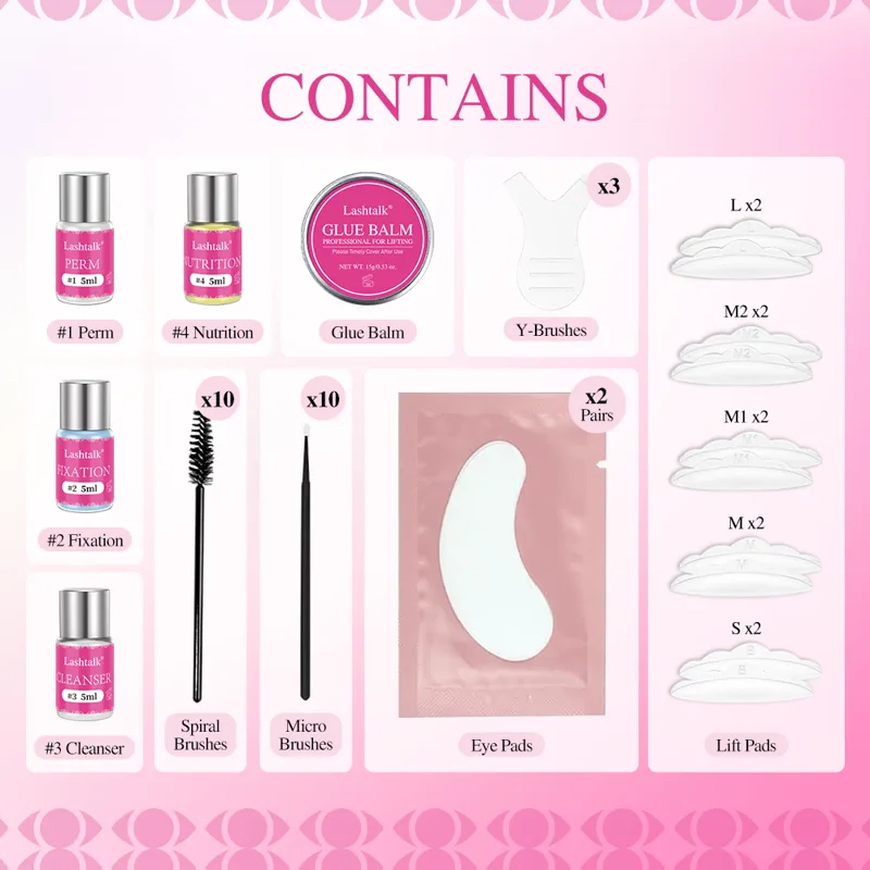 Lashtalk Lash Lift Kit Eyelash - Lifted Nutrition & Fitness Reviews 评论和价格